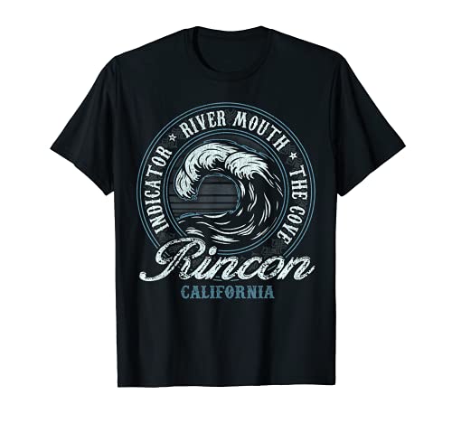 Rincon Retro Wave Circle - Beach Gift T-Shirt