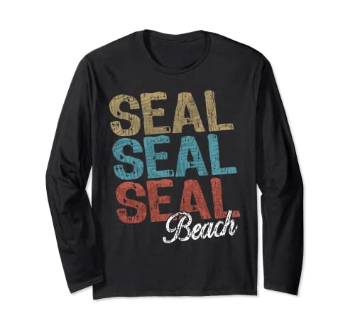SEAL BEACH Three Tone Palm Long Sleeve T-Shirt