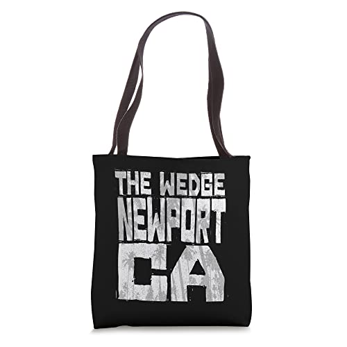 The Wedge Newport Beach Chunk Block Palms Tote Bag
