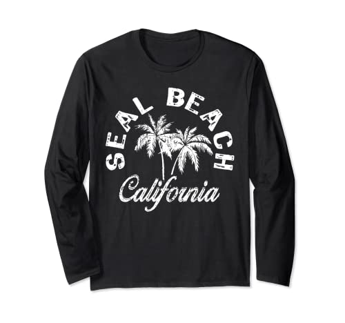Seal Beach California My Favorite Surf Beach Long Sleeve T-Shirt