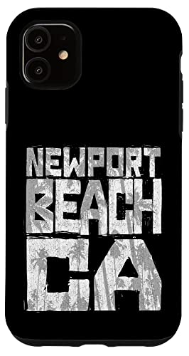 Newport Beach California Chunk Block Palms Case