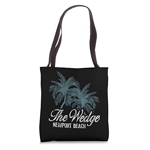 The Wedge Newport Beach California- Two Big Palms Tote Bag