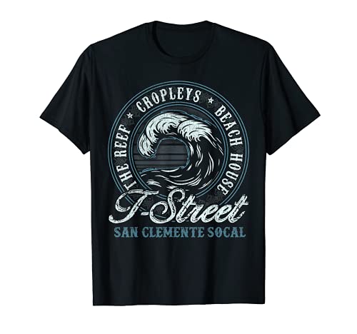 T-Street Retro Wave Circle - Beach Gift T-Shirt