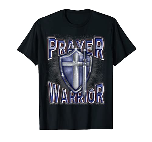 Prayer Warrior - Shield and Sword T-Shirt