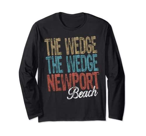 THE WEDGE NEWPORT Beach Three Tone Palm Long Sleeve T-Shirt