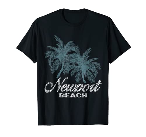 Newport Beach California - Two Big Palms T-Shirt