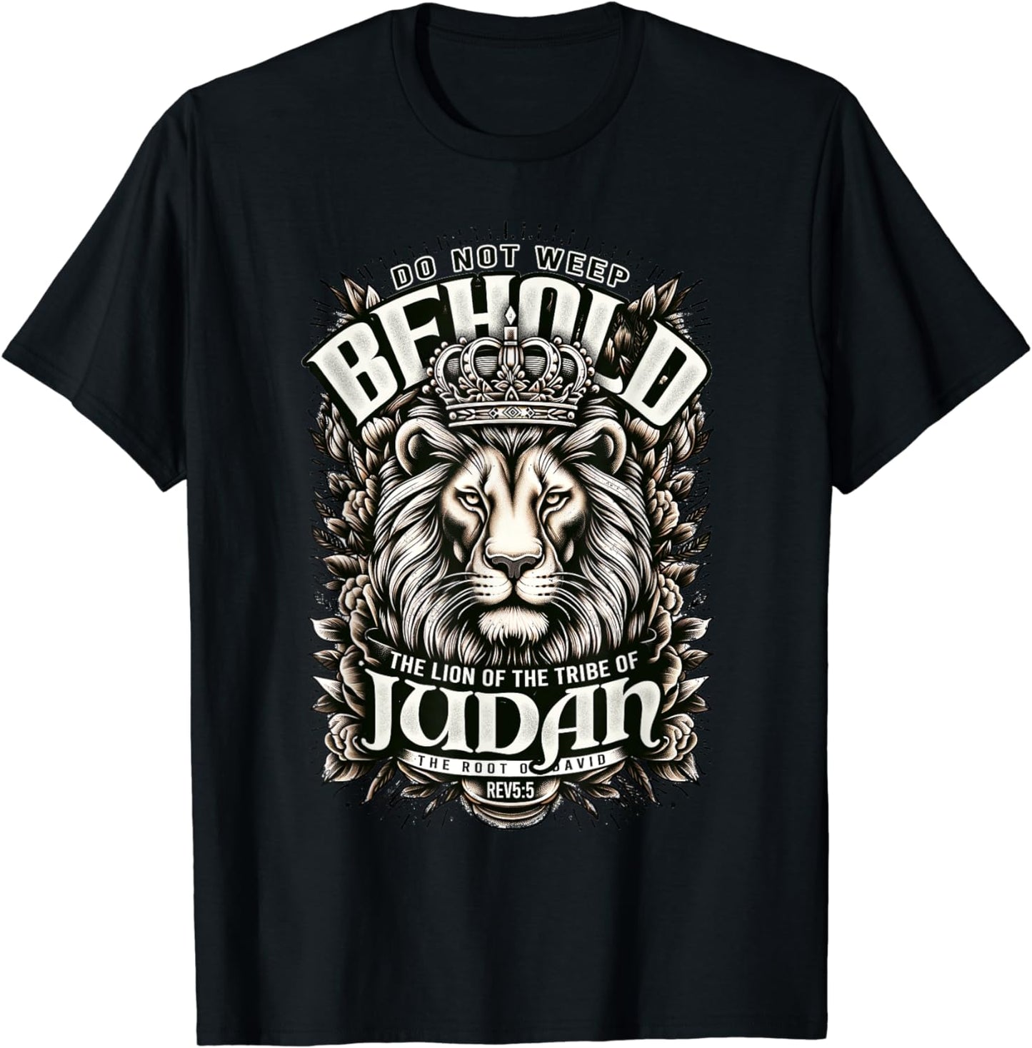 Lion of the Tribe of Judah Design T-Shirt